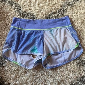 lululemon athletica periwinkle speed shorts, 4